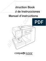 EuroPro Compakt 500E Sewing Machine Instruction Manual