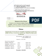 Optimisation D'extraction Des Alcaloïdes Tropaniques À Partir Des Feuilles de Datura Stramonium Assistée Par Champ Électrique Pulsé Et Ultrasons