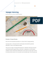 Voyage Planning - The Seamanship Centre