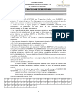 Consulpam 2015 Prefeitura de Nova Olinda Ce Professor Historia Prova