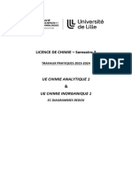 Fascicule TP Chimie Analytique Et Redox