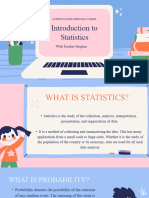 Introduction To Statistics