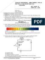 Science Class X Sample Paper Test 07 For Board Exam 2024 Answers