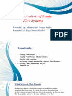 Energy Analysis of Steady Flow Systems