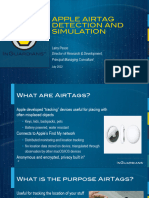 Apple Airtag Detection and Simulation