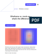 Wireframe Vs Mockup