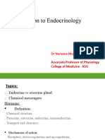 1 - Endocrine 1 (Introduction) - Medicine