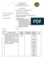 OPD - Issuance of Medical Certificate