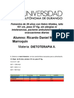 Femenino de 28 Años Con Fiebre Tifoidea