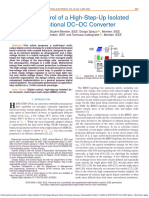 MIMO Control of A High-Step-Up Isolated Bidirectional DCDC Converter