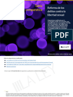 Tabla Comparativa. Reforma de Los Delitos Contra La Libertad Sexual (LALEY)