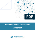 Cisco Firepower 1000 Series Datasheet