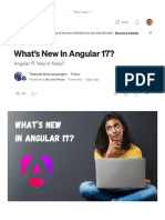 What's New in Angular 17 - Angular 17 - Yaay or Naay - by Thamodi Wickramasinghe - Feb, 2024 - Bits and Pieces