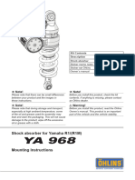 Yamaha YZF-R1-R1M Shock Absorber Mount YA 968