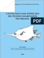 Catalogo Das Especies de Peixes Marinhos