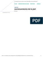 Estructura y Funcionamiento de La Piel - Trastornos de La Piel - Manual MSD Versión para Público General