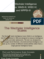 The Wechsler Intelligence