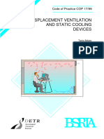 COP Displacement Vent & Static Cooling