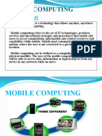 Introduction To Mobile Computing