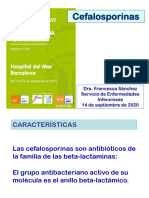 Cefalosporinas - Dra. F. Sánchez