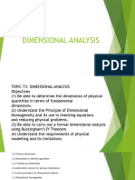 Dimensional Analysis