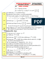 Devoir de Contrôle NO 06 2ème Bac SC Maths - 2023 - Dup