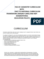 Critical Analysis of Curriculum