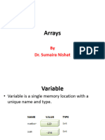 Chapter 7-Arrays