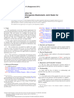 17 ASTM D2628 Policloropreno Preformado Sellos de Juntas Elastoméricos para Pavimentos de Hormigón1