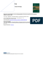 Dispersion and Site Delity in A Tent-Roosting Population of The Short-Nosed Fruit Bat (Cynopterus Sphinx) in Southern India Storz Et Al 2000