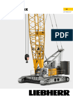 Liebherr LR 1300 Crawler Crane Technical Data Sheet Specifications English