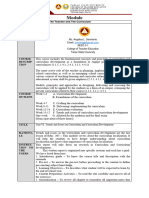 Research in The Curriculum and Curriculum Development Module