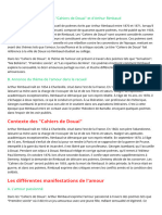 A. Présentation Générale Des "Cahiers de Douai" Et D'arthur Rimbaud