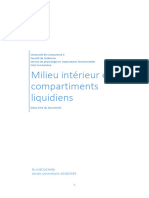 3-Milieu Intérieur Et Compartiment Liquidien