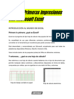 Primeras Impresiones Con Microsoft Excel