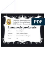 Inmunoelectroforesis