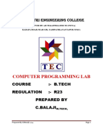 CP Lab Manual