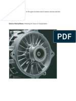 Type of Motors Used in Electic Vechines and There Classfications in PPT Mode