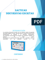 Practicas Discursivas Escritas