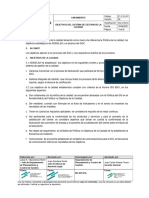 E1.2.2-LI01 Objetivos Del Sistema de Gestion de Calidad