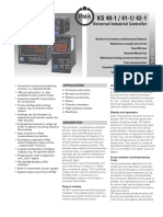 Regulator PID KS 40 - KS 40-1 Datasheet