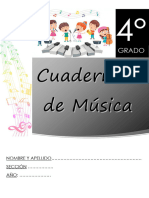 Cuadernillo Musica 4to Grado 2023