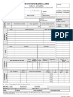 Fiche Suivi Parcellaire