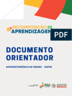 DOCUMENTO ORIENTADOR - Recomposicao Da Aprendizagem