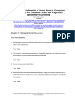 Test Bank For Fundamentals of Human Resource Management 7th Edition by Noe Hollenbeck Gerhart and Wright ISBN 1259686701 9781259686702