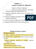 Sequence Analysis - Alignment