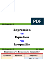 Linear Equation - Part 1