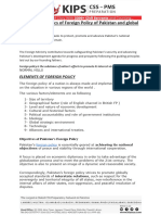Changing Dynamics of Foreign Policy of Pakistan and Global Politics