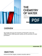 The Chemistry of Water