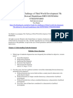 Test Bank For Challenge of Third World Development 7Th Edition by Howard Handelman Isbn 0205854664 9780205854660 Full Chapter PDF